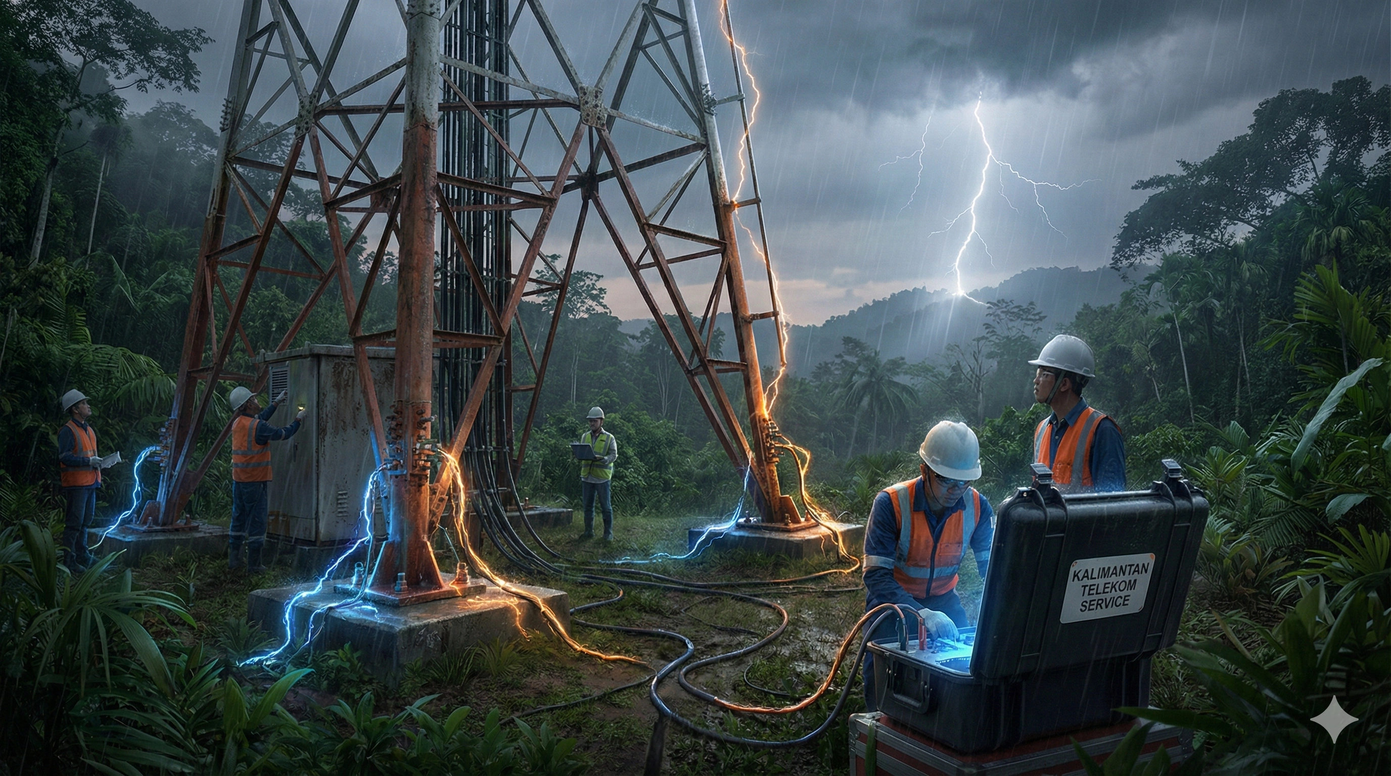 Tower dan Penangkal Petir Balikpapan